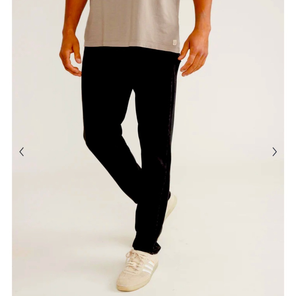 Marine layer black washed denim jeans